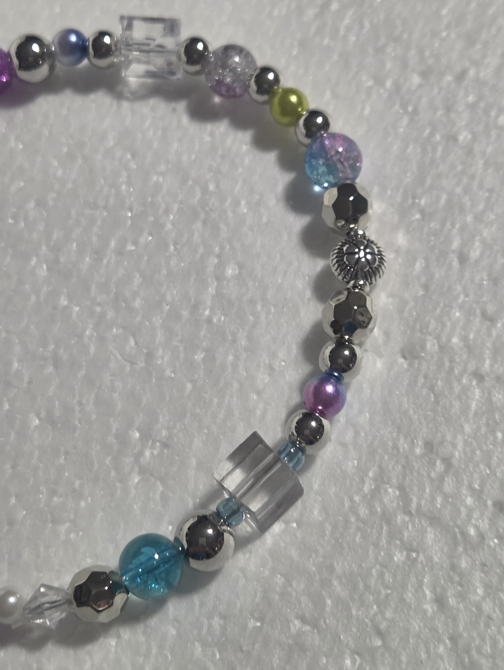 Handmade Multicolor Beaded Cell Phone Strap - Picture 5 of 11